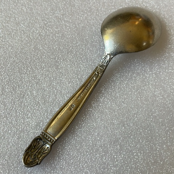 1930’s Holmes & Edwards International silver comp. Baby spoon Danish Princess - Picture 4 of 7